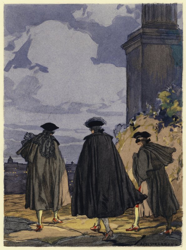 Illustration for Memoirs of Casanova by Jules Marie Auguste Leroux
