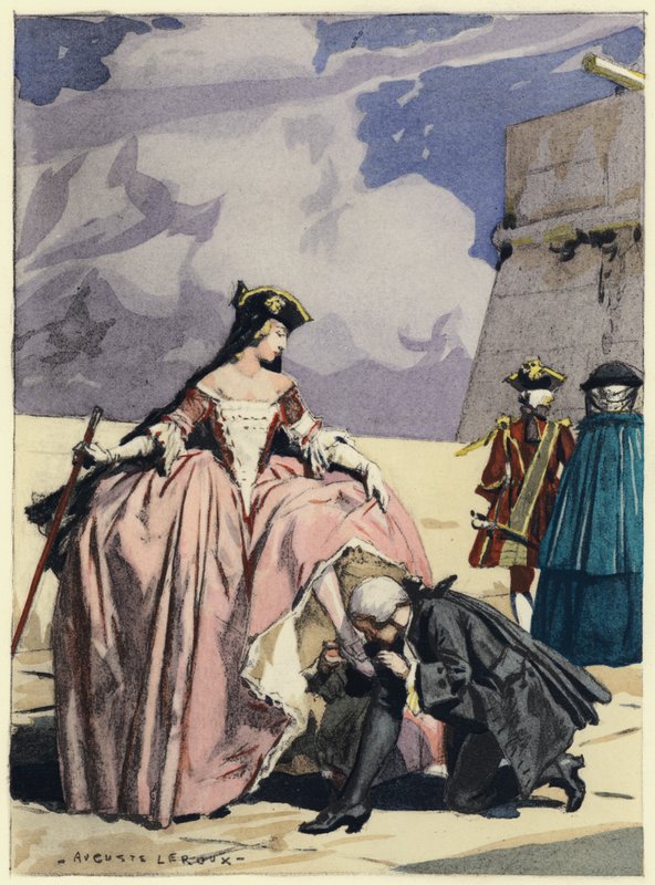 Illustration for Memoirs of Casanova by Jules Marie Auguste Leroux