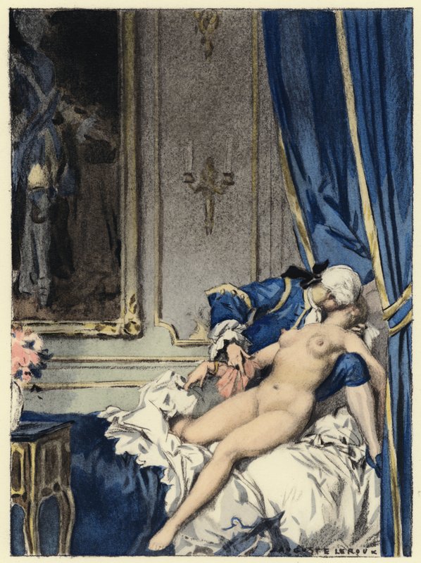 Illustration for Memoirs of Casanova by Jules Marie Auguste Leroux