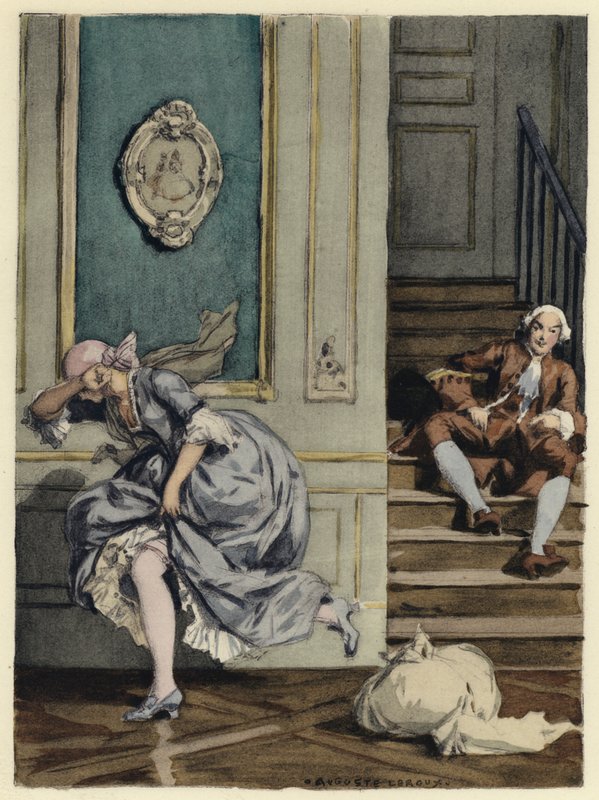 Illustration for Memoirs of Casanova by Jules Marie Auguste Leroux