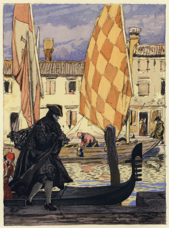 Illustration for Memoirs of Casanova by Jules Marie Auguste Leroux
