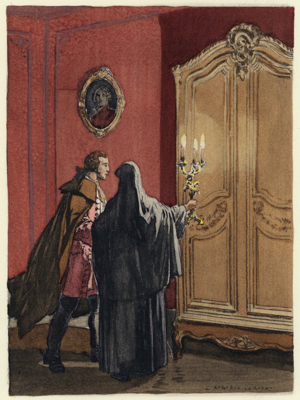 Illustration for Memoirs of Casanova by Jules Marie Auguste Leroux