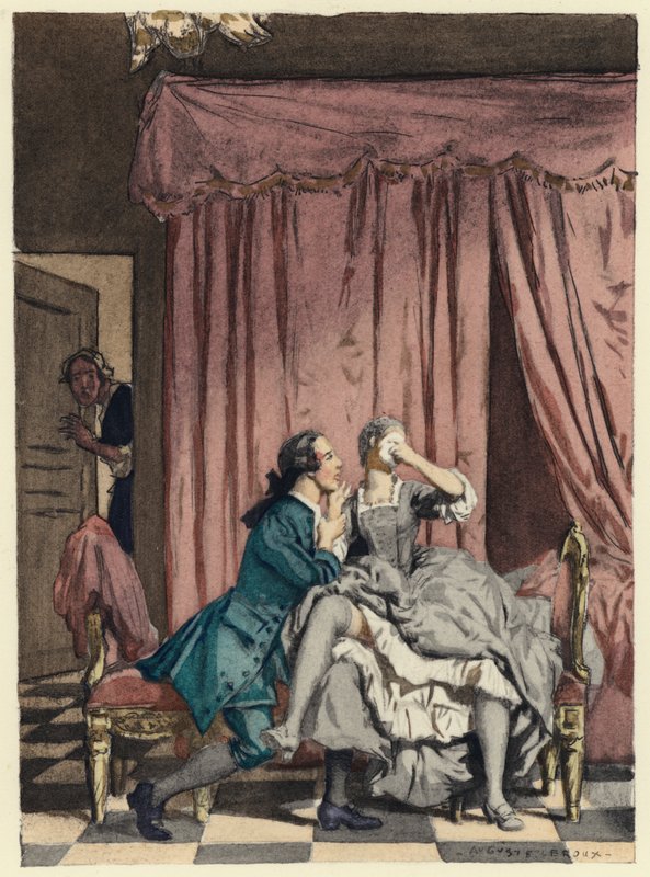 Illustration for Memoirs of Casanova by Jules Marie Auguste Leroux
