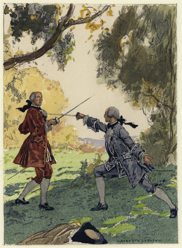 Illustration for Memoirs of Casanova by Jules Marie Auguste Leroux