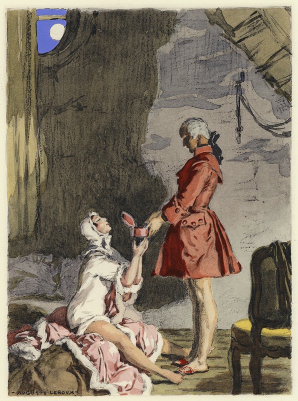 Illustration for Memoirs of Casanova by Jules Marie Auguste Leroux