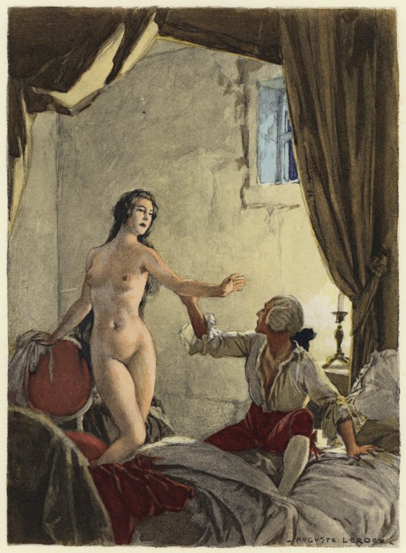Illustration for Memoirs of Casanova by Jules Marie Auguste Leroux