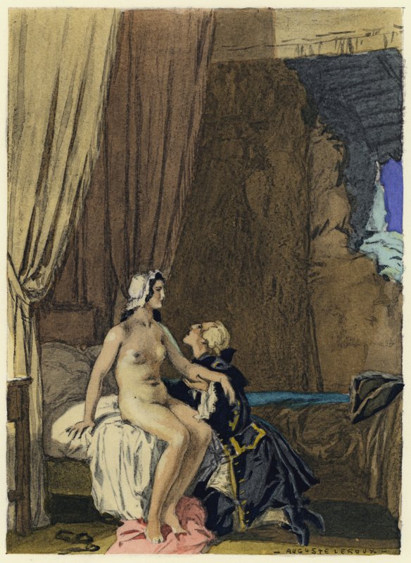 Illustration for Memoirs of Casanova by Jules Marie Auguste Leroux