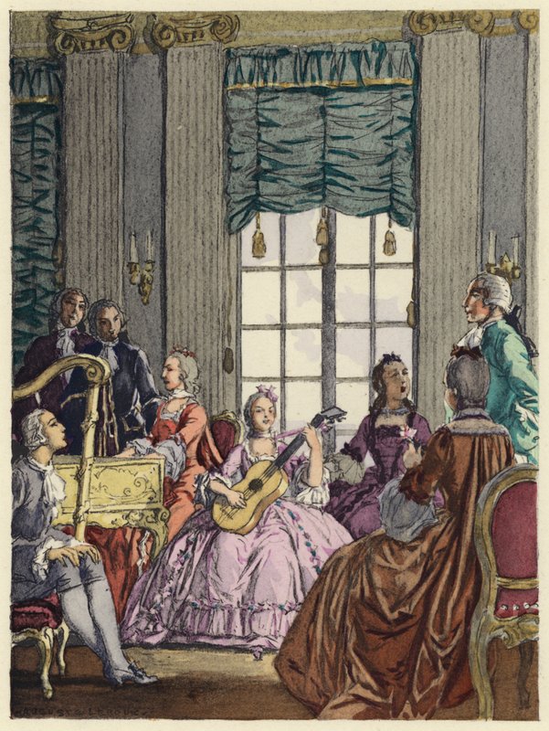 Illustration for Memoirs of Casanova by Jules Marie Auguste Leroux