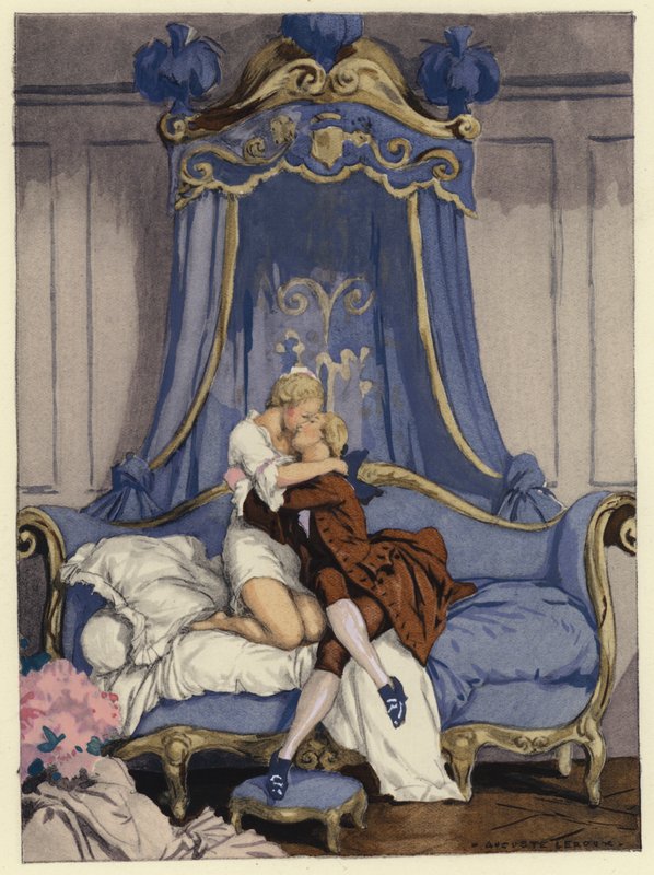 Illustration for Memoirs of Casanova by Jules Marie Auguste Leroux