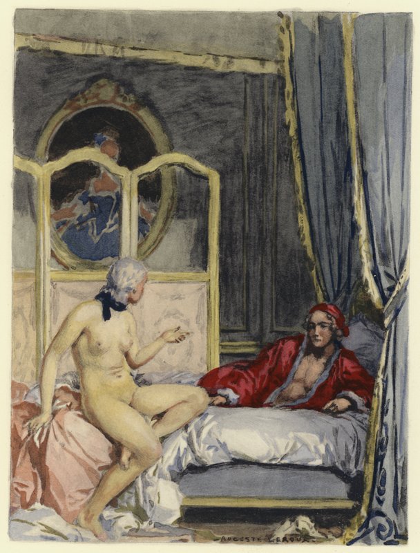 Illustration for Memoirs of Casanova by Jules Marie Auguste Leroux