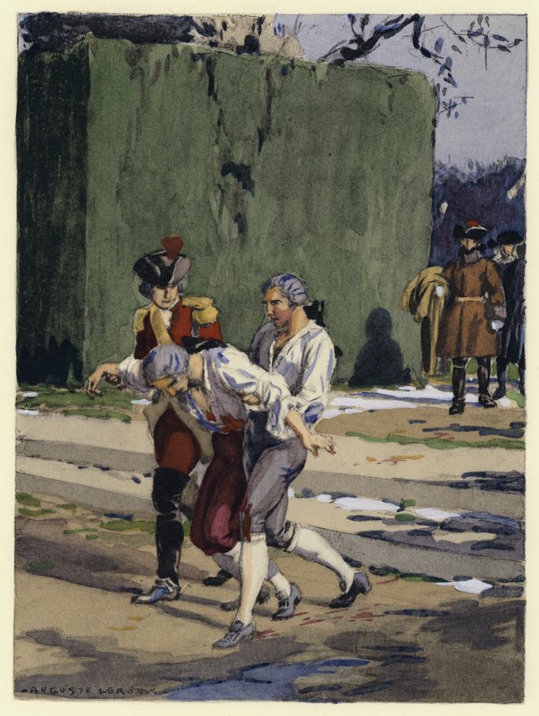 Illustration for Memoirs of Casanova by Jules Marie Auguste Leroux