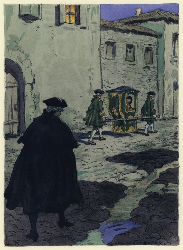 Illustration for Memoirs of Casanova by Jules Marie Auguste Leroux