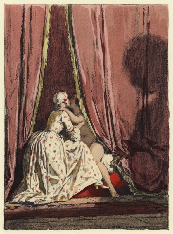 Illustration for Memoirs of Casanova by Jules Marie Auguste Leroux