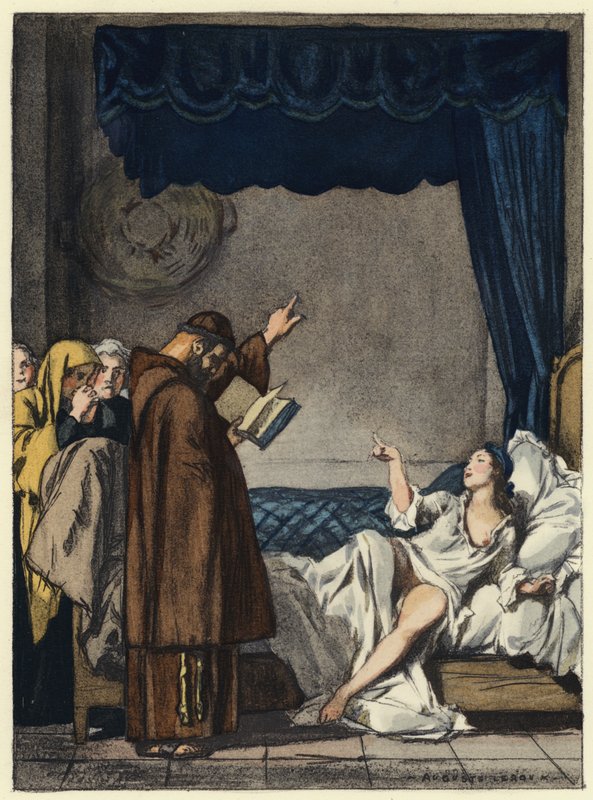 Illustration for Memoirs of Casanova by Jules Marie Auguste Leroux