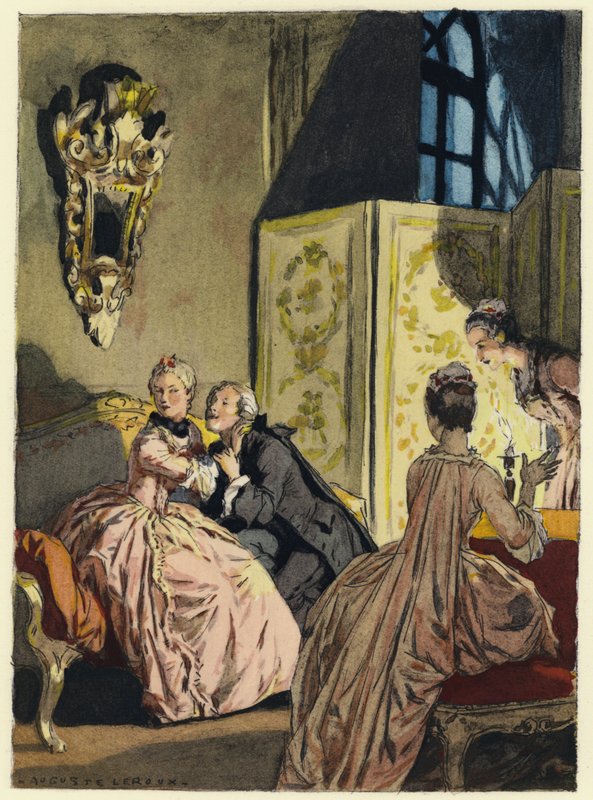 Illustration for Memoirs of Casanova by Jules Marie Auguste Leroux