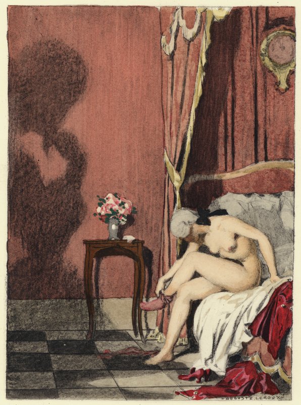 Illustration for Memoirs of Casanova by Jules Marie Auguste Leroux