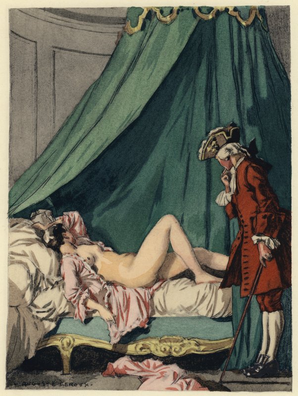 Illustration for Memoirs of Casanova by Jules Marie Auguste Leroux