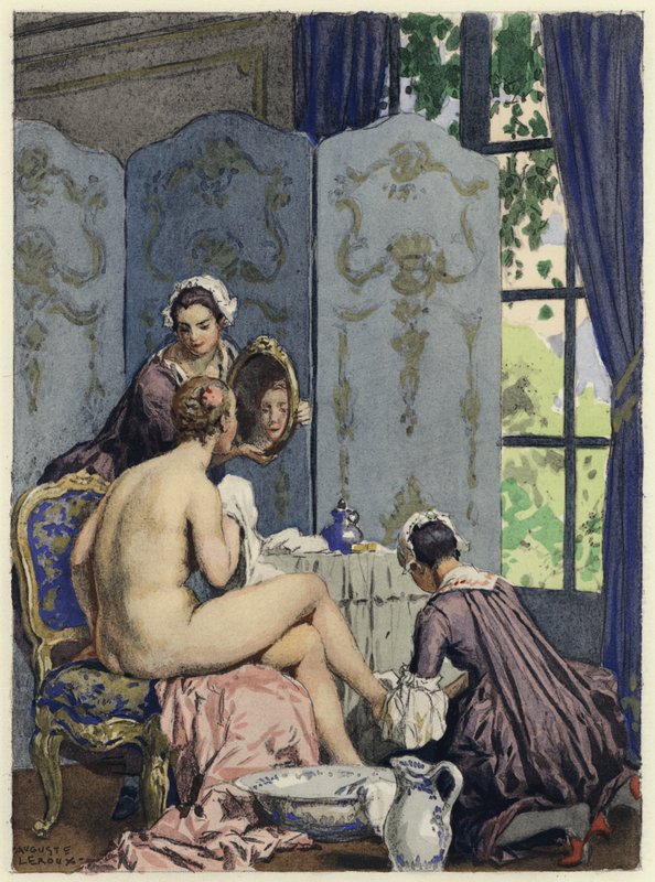 Illustration for Memoirs of Casanova by Jules Marie Auguste Leroux