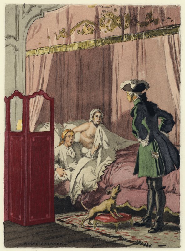 Illustration for Memoirs of Casanova by Jules Marie Auguste Leroux