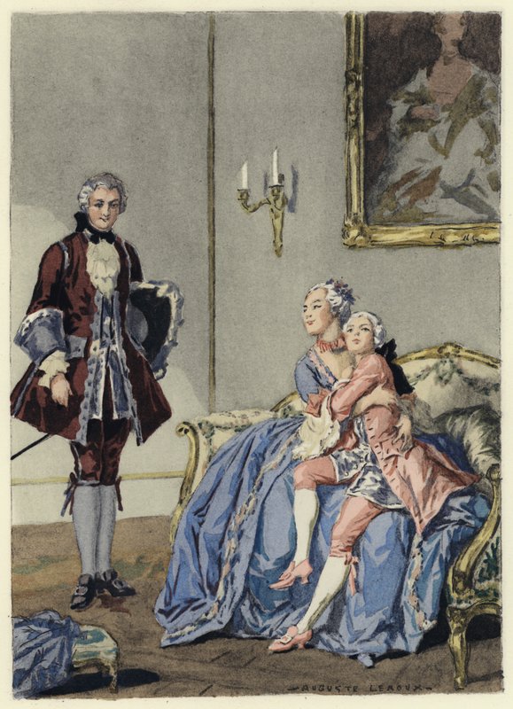 Illustration for Memoirs of Casanova by Jules Marie Auguste Leroux