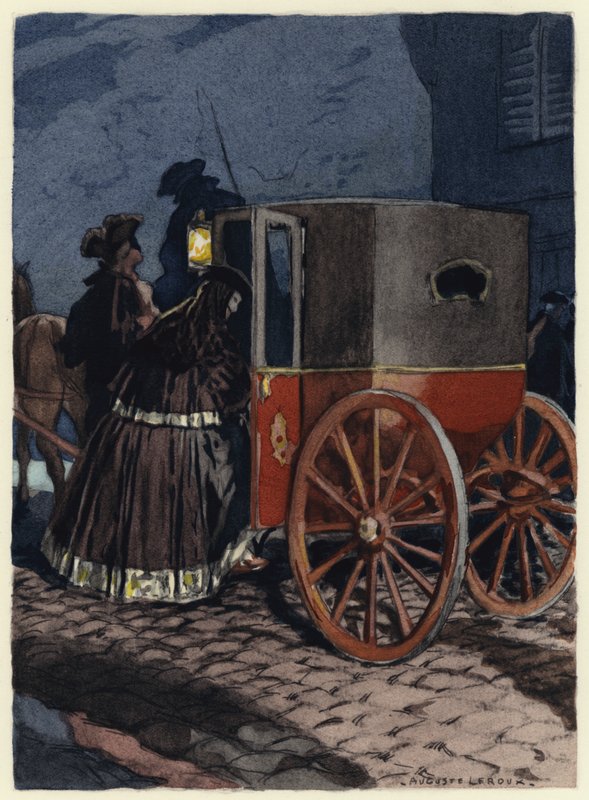 Illustration for Memoirs of Casanova by Jules Marie Auguste Leroux