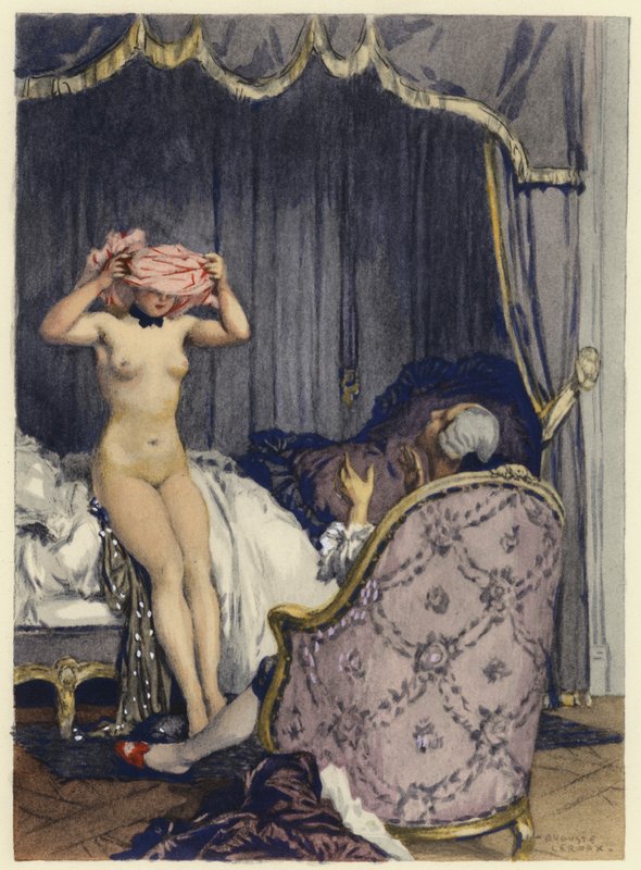 Illustration for Memoirs of Casanova by Jules Marie Auguste Leroux