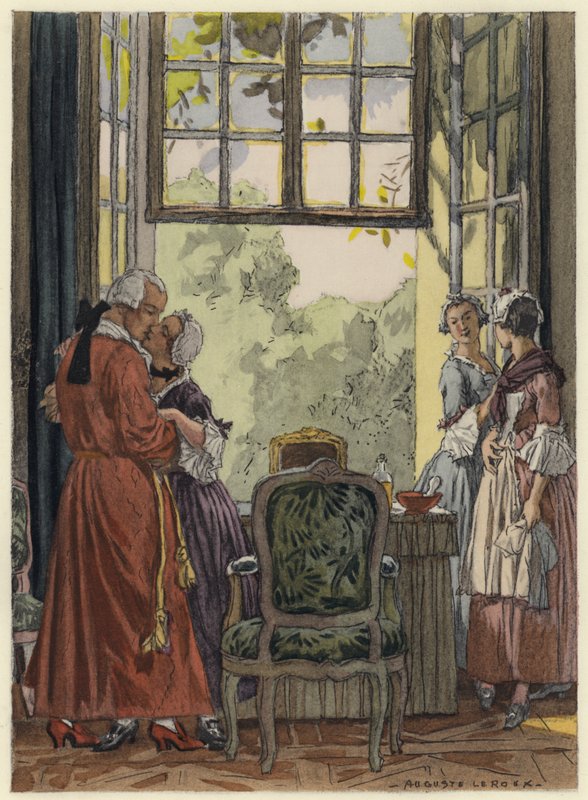 Illustration for Memoirs of Casanova by Jules Marie Auguste Leroux
