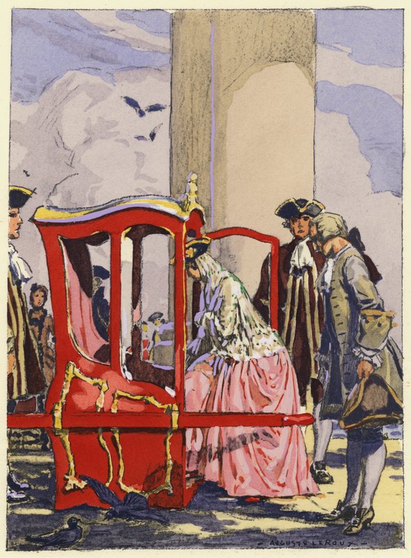 Illustration for Memoirs of Casanova by Jules Marie Auguste Leroux