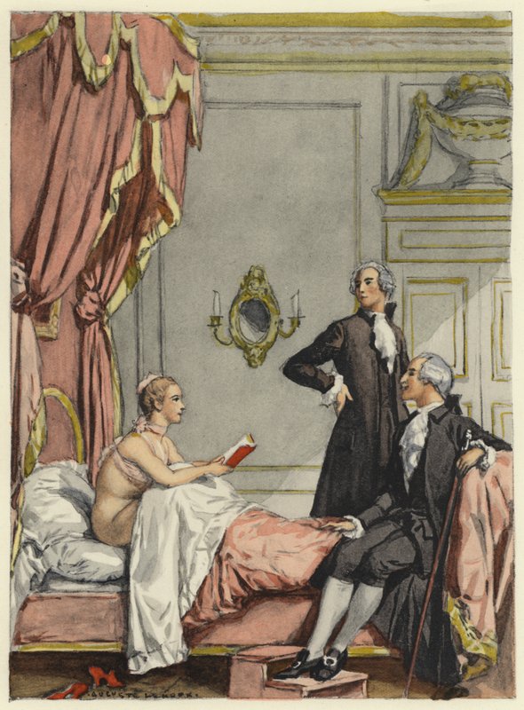Illustration for Memoirs of Casanova by Jules Marie Auguste Leroux