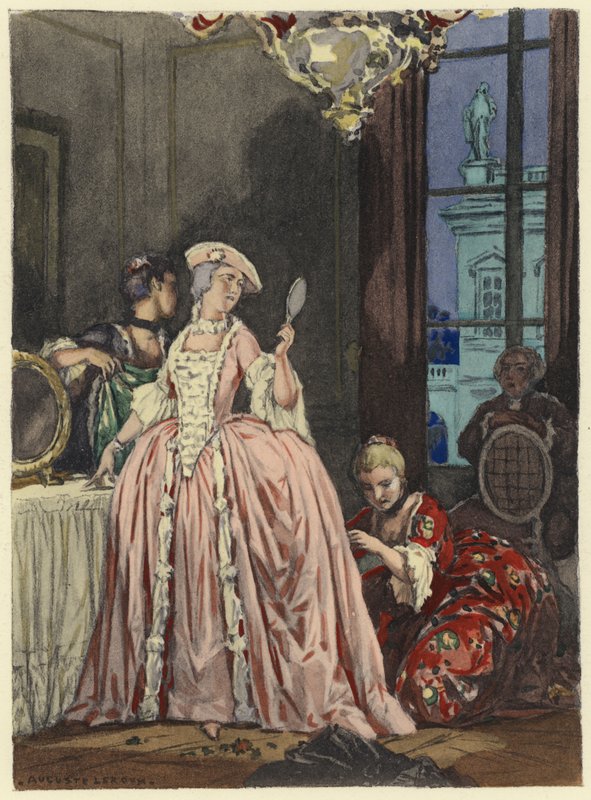 Illustration for Memoirs of Casanova by Jules Marie Auguste Leroux