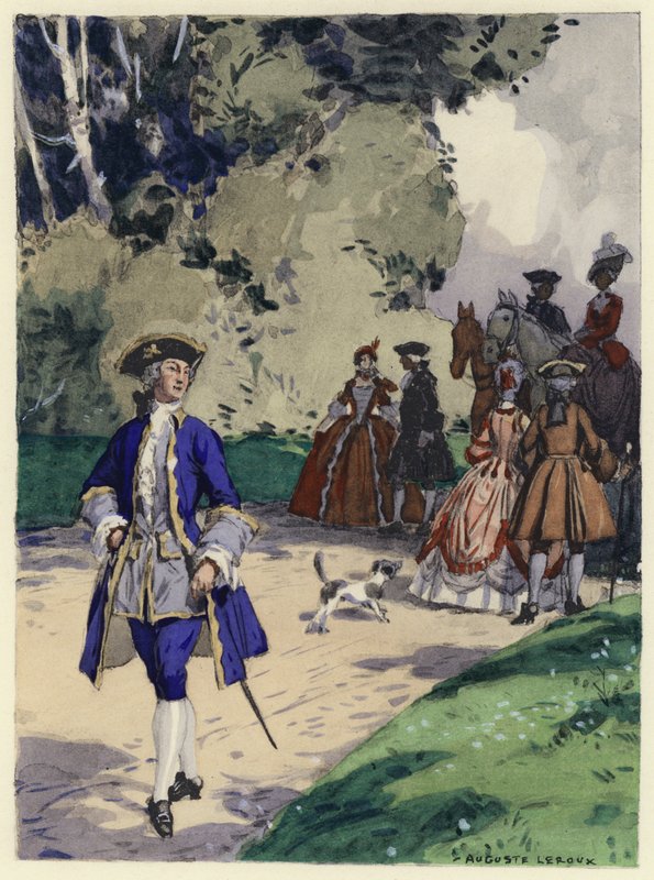 Illustration for Memoirs of Casanova by Jules Marie Auguste Leroux