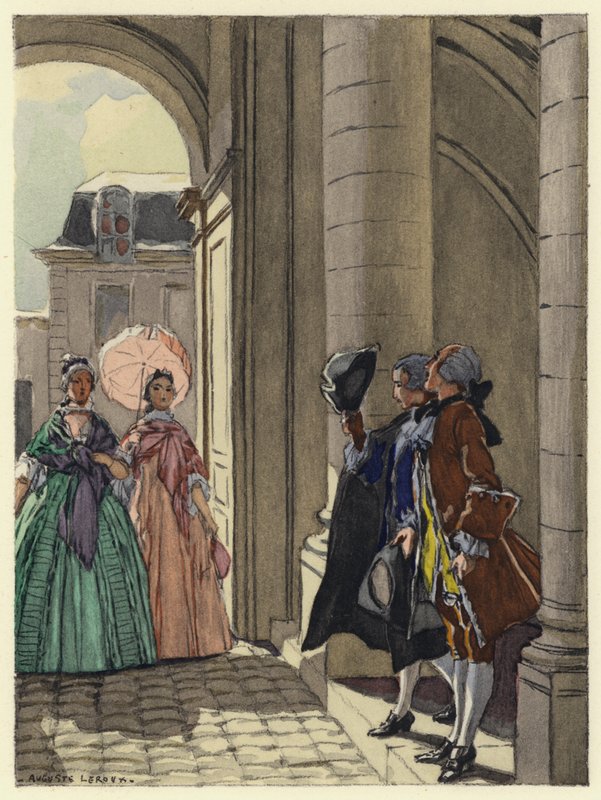Illustration for Memoirs of Casanova by Jules Marie Auguste Leroux