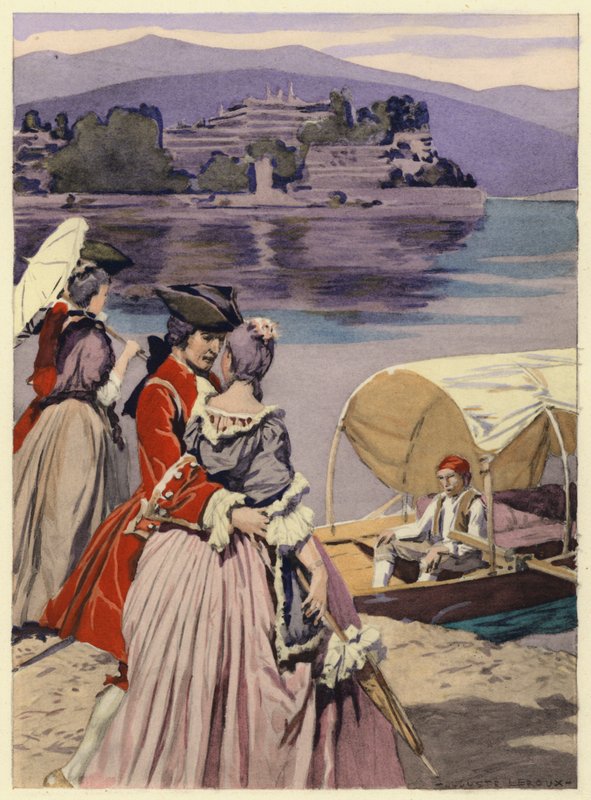 Illustration for Memoirs of Casanova by Jules Marie Auguste Leroux