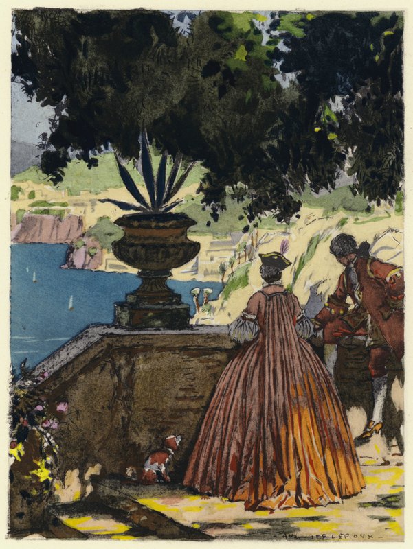 Illustration for Memoirs of Casanova by Jules Marie Auguste Leroux