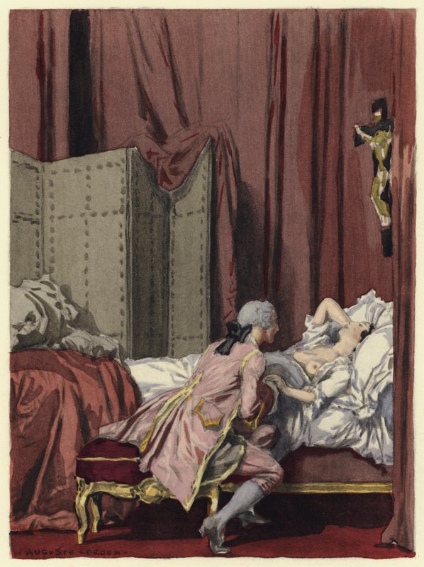 Illustration for Memoirs of Casanova by Jules Marie Auguste Leroux