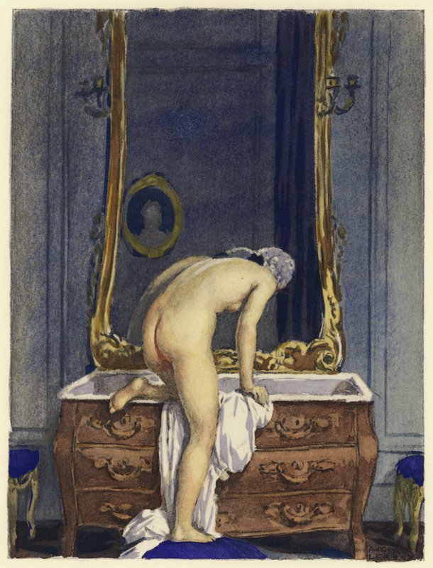 Illustration for Memoirs of Casanova by Jules Marie Auguste Leroux