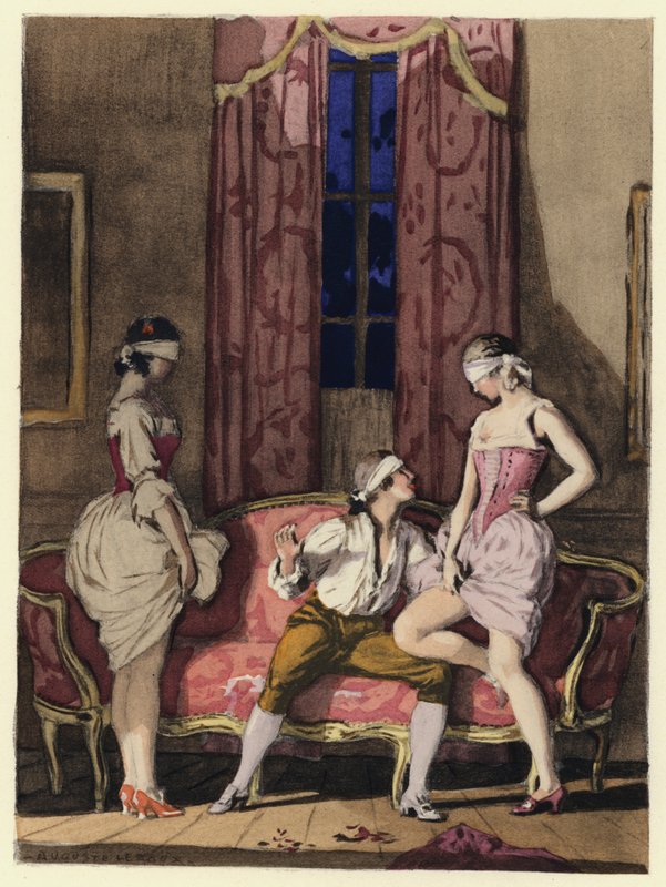 Illustration for Memoirs of Casanova by Jules Marie Auguste Leroux