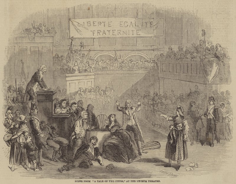 Scene from A Tale of Two Cities, at the Lyceum Theatre by Julian Portch