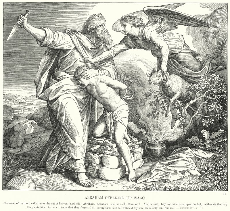 Abraham Offering up Isaac by Julius (after) Schnorr von Carolsfeld