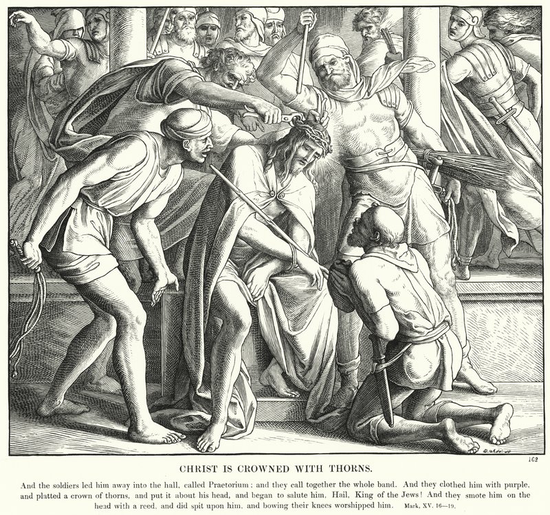 Christ is Crowned with Thorns by Julius (after) Schnorr von Carolsfeld