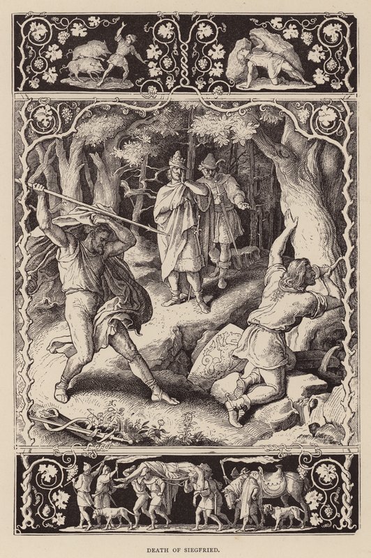 Death of Siegfried by Julius (after) Schnorr von Carolsfeld