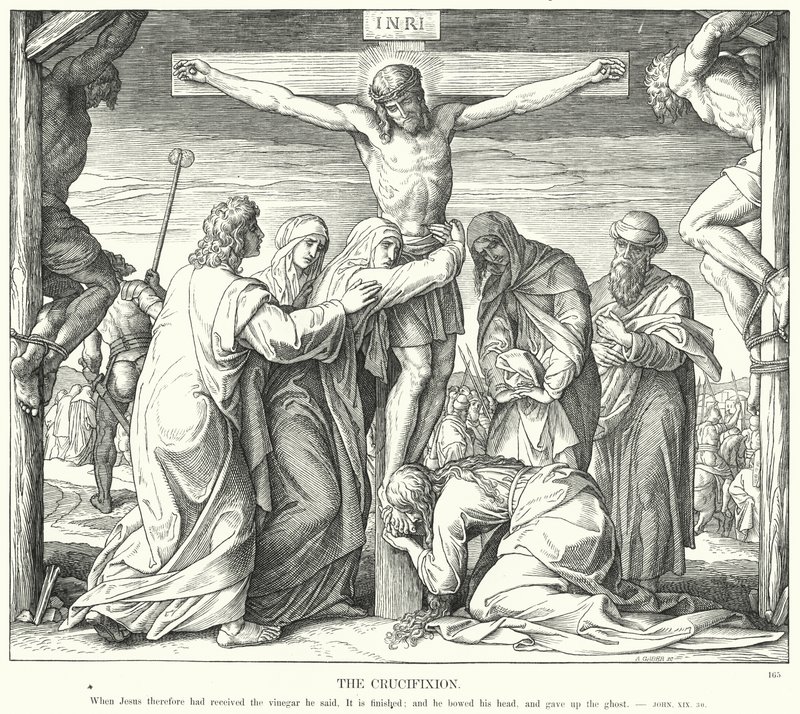 The Crucifixion by Julius (after) Schnorr von Carolsfeld