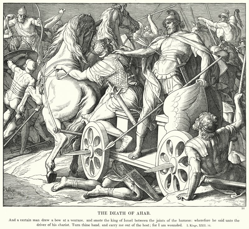 The Death of Ahab by Julius (after) Schnorr von Carolsfeld