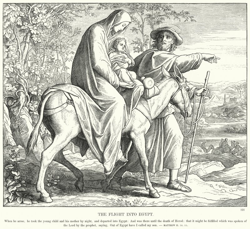 The Flight into Egypt by Julius (after) Schnorr von Carolsfeld