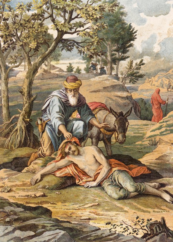 The Good Samaritan by Julius (after) Schnorr von Carolsfeld