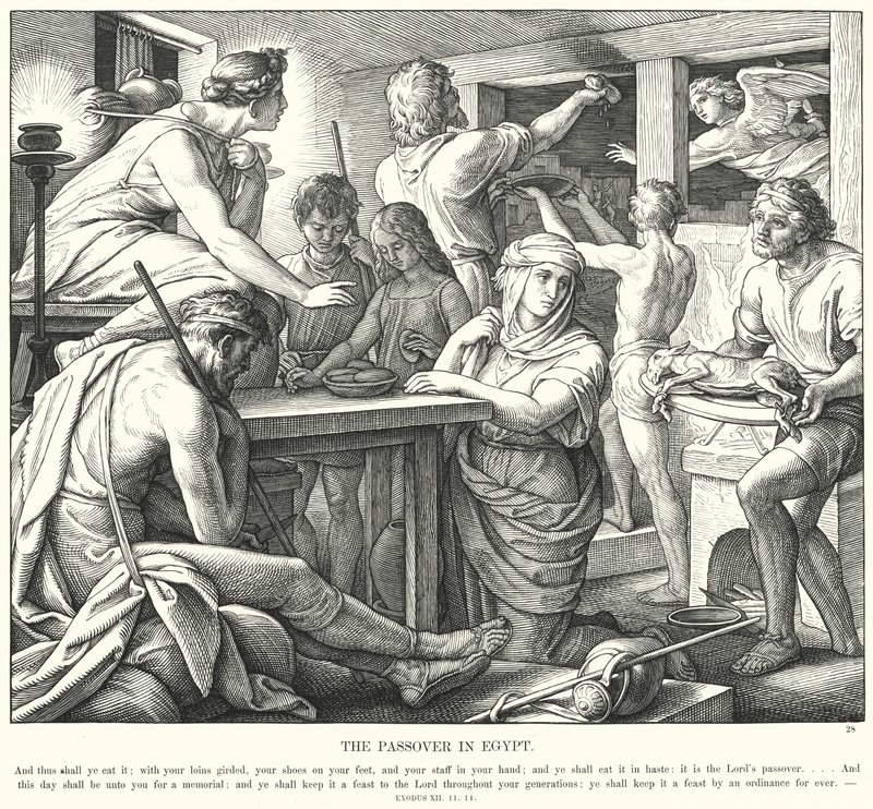 The Passover in Egypt by Julius (after) Schnorr von Carolsfeld