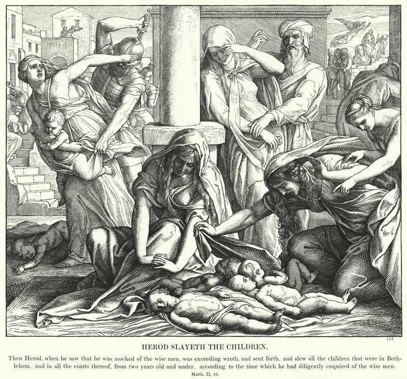 Herod Slaying the Children by Julius Schnorr von Carolsfeld