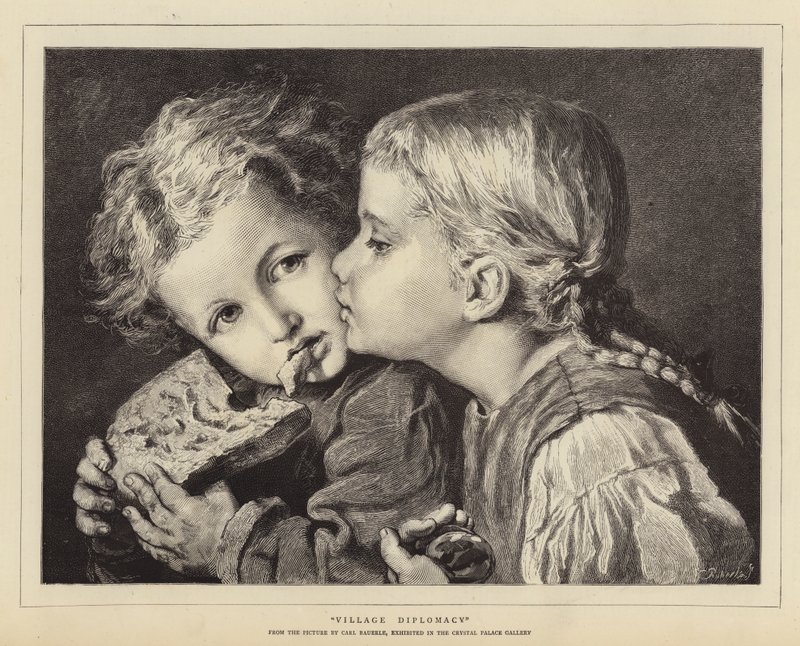 Village Diplomacy by Karl Wilhelm Friedrich Bauerle
