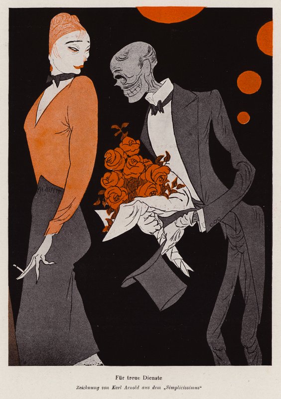 For Faithful Service - The Effects of Syphilis by Karl Arnold