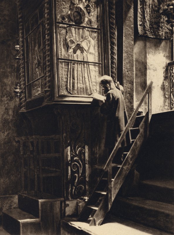 Jerusalem, Church of the Holy Sepulchre, Praying Monk by Karl Grober